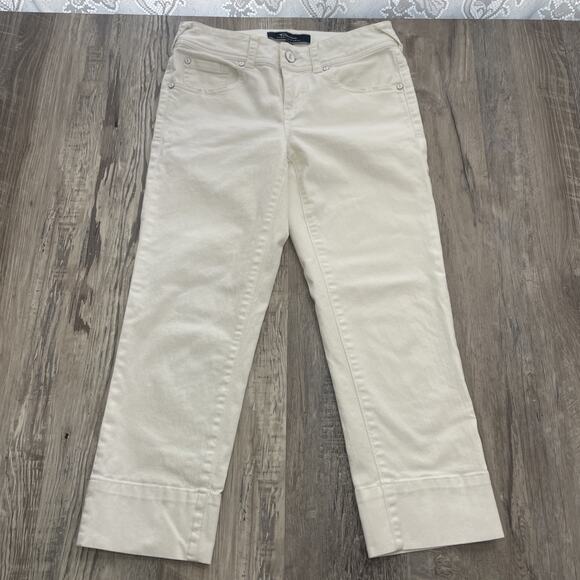 Tommy Bahama White Capri Jeans Womens Size 2 - Picture 13 of 14